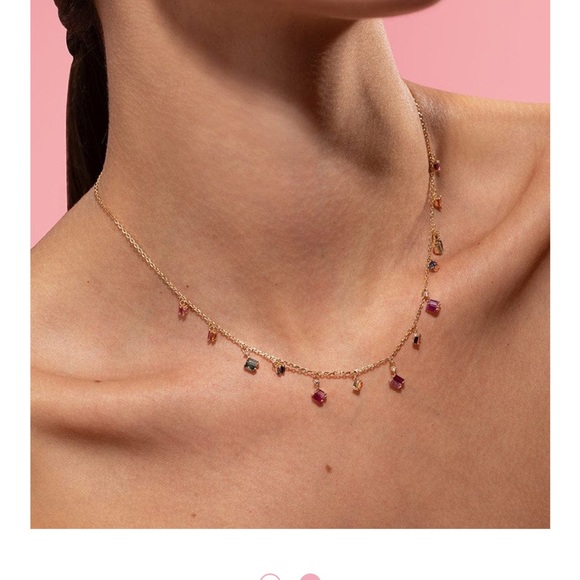 Suzanne Kalan bold pastel sapphire cascade necklace - Picture 11 of 14